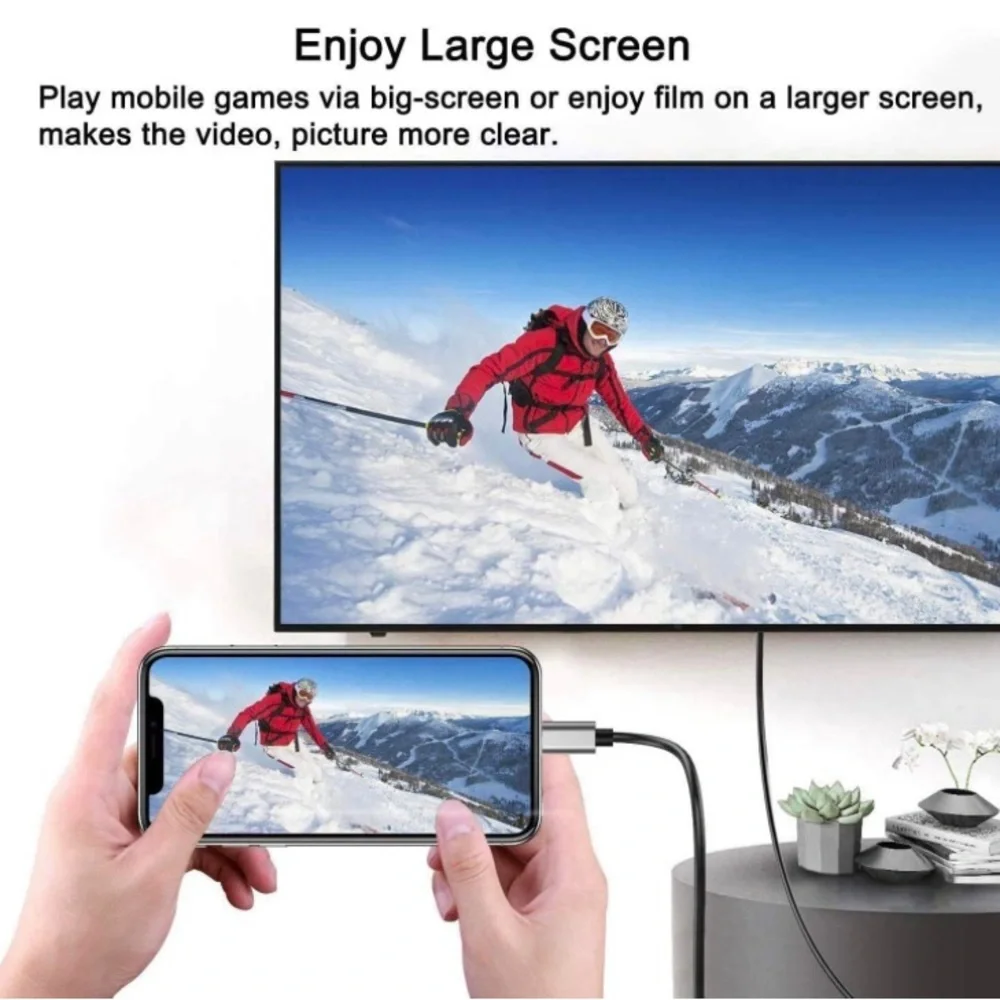 Lightning to HDMI Adapter for Phone to TV